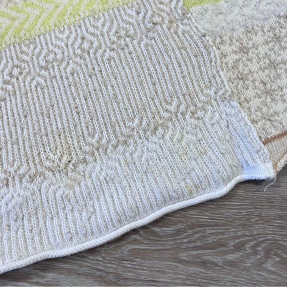 Free people boho chevron cowl neck oversized sweater - Picture 5 of 7